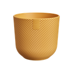 jazz rond mini 9cm jaune ambré